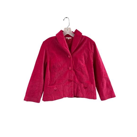 NWT Frances Valentine Finley Blazer Hot Pink size M - Picture 1 of 5